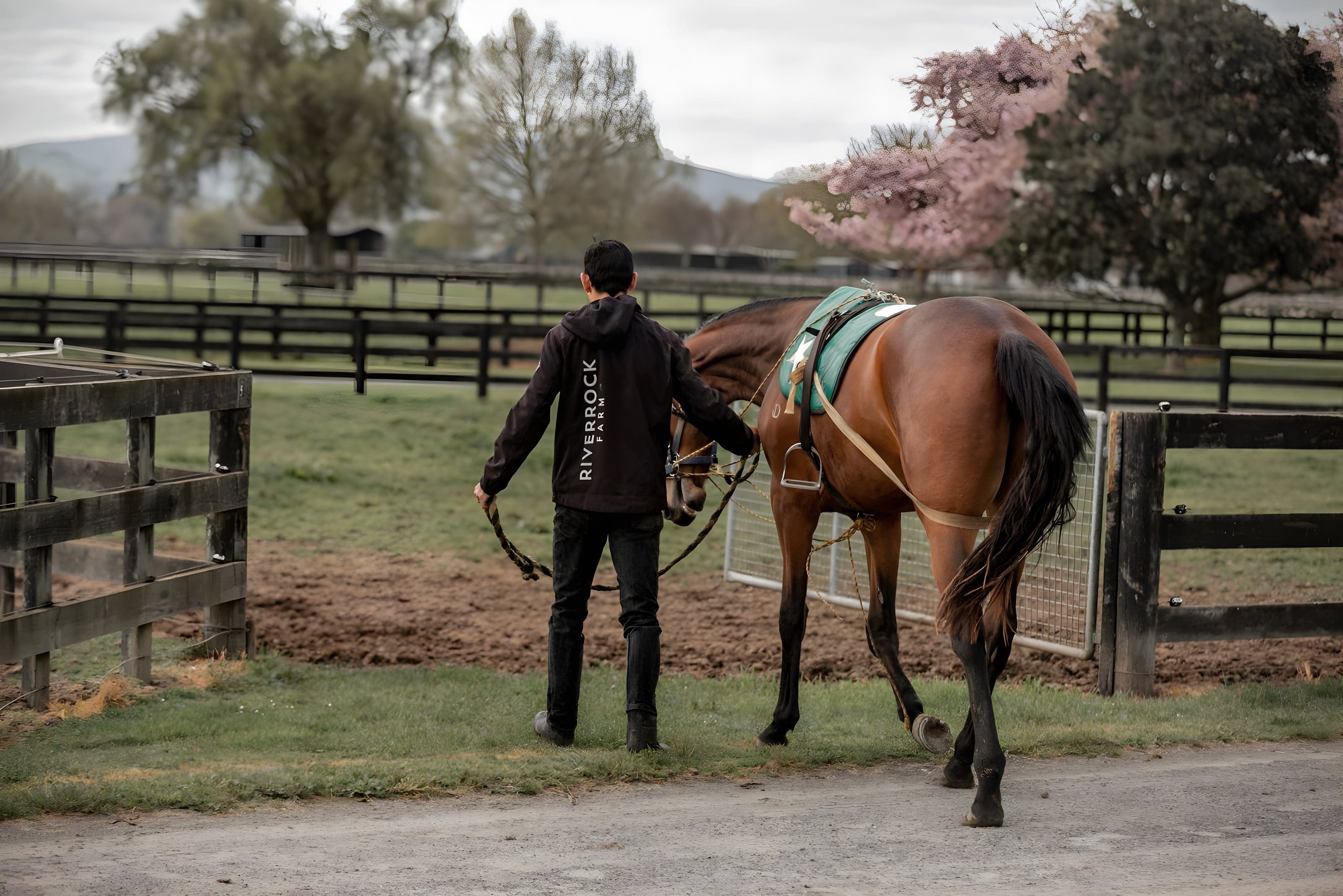 Young horse education in the arena
